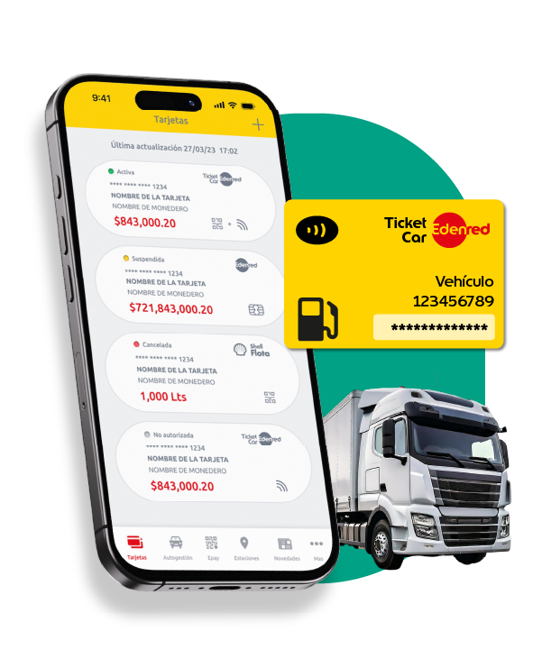 Ticket Car tarjeta y app para cargar combustible